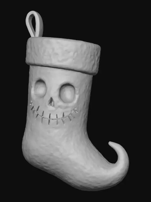 3D model for Spooky Stocking, #Christmas2025#