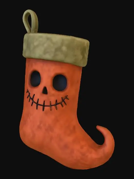 3D model for Spooky Stocking, #Christmas2025#