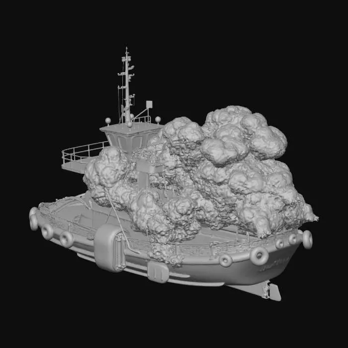 3D model for exploding benchy