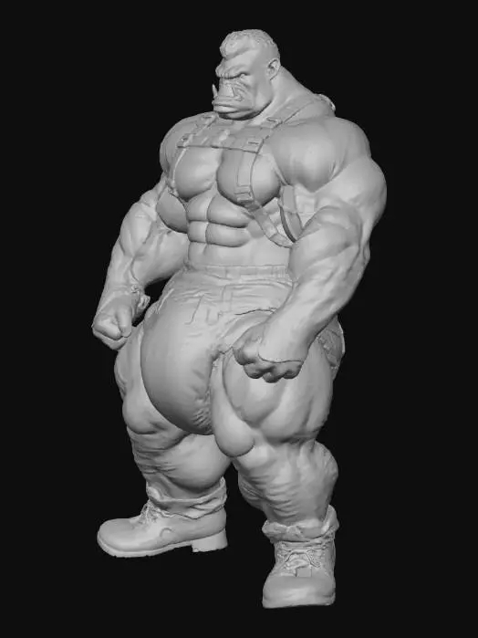 3D model for Green Titan in Diapers