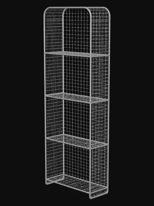 3D model for Emerald Grid Shelving Unit