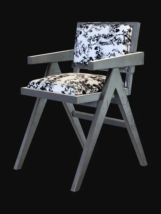 3D model for Monochrome Botanicals Chair