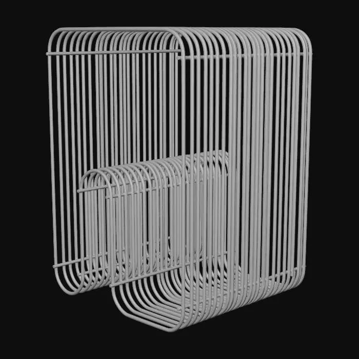 3D model for Curved Wire Coffee Table