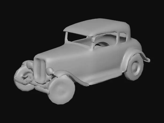 3D model for Flaming Hot Rod