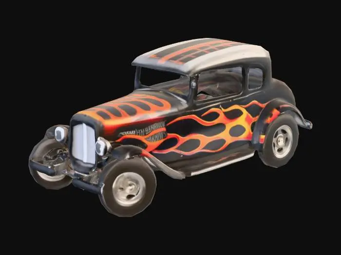 3D model for Flaming Hot Rod