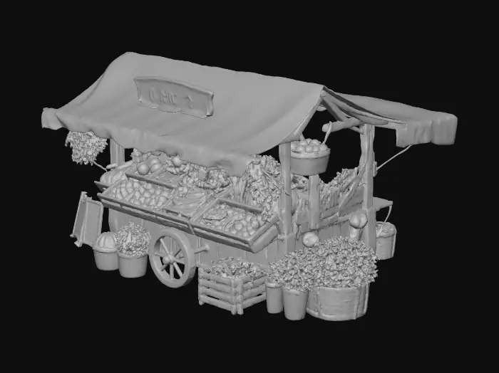 3D model for Farmers' Market Cart