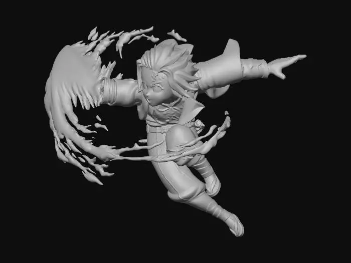 3D model for Fire Warrior Burst