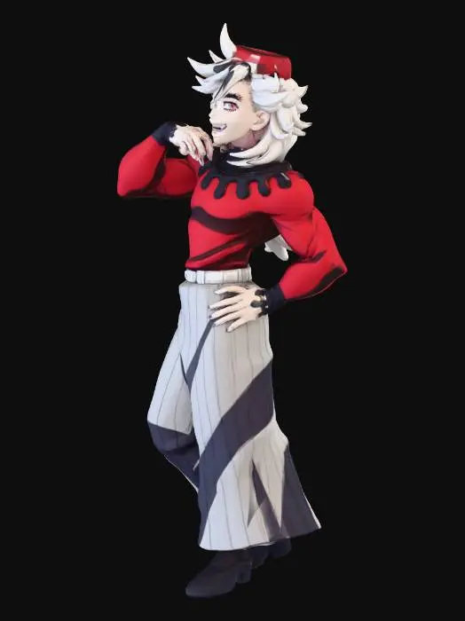 3D model for Kars in JoJo's Bizarre Adventure Style