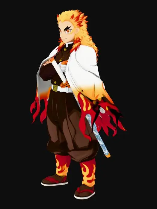 3D model for Rengoku