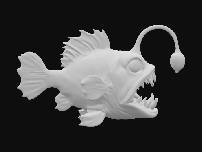 3D model for Luminous Deep Sea Creature