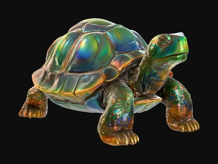 3D model for Iridescent Tortoise