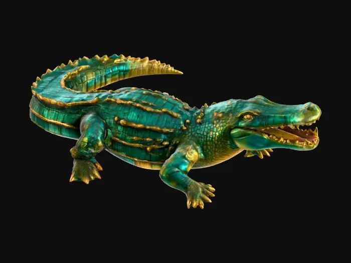 3D model for Emerald Gator