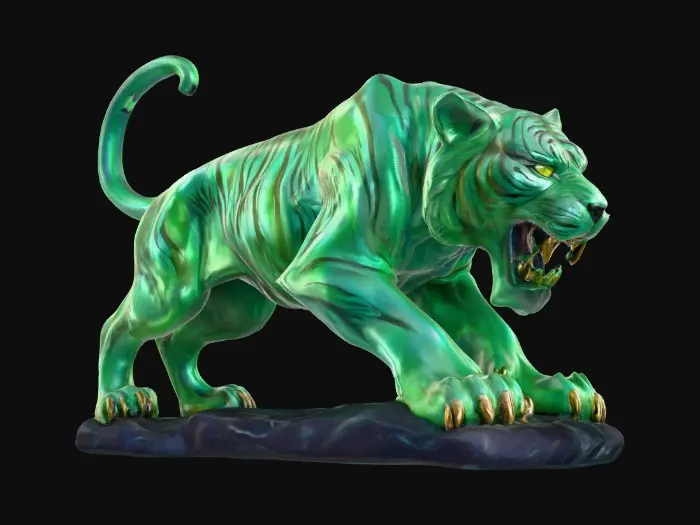 3D model for Emerald Fury, #PBR#