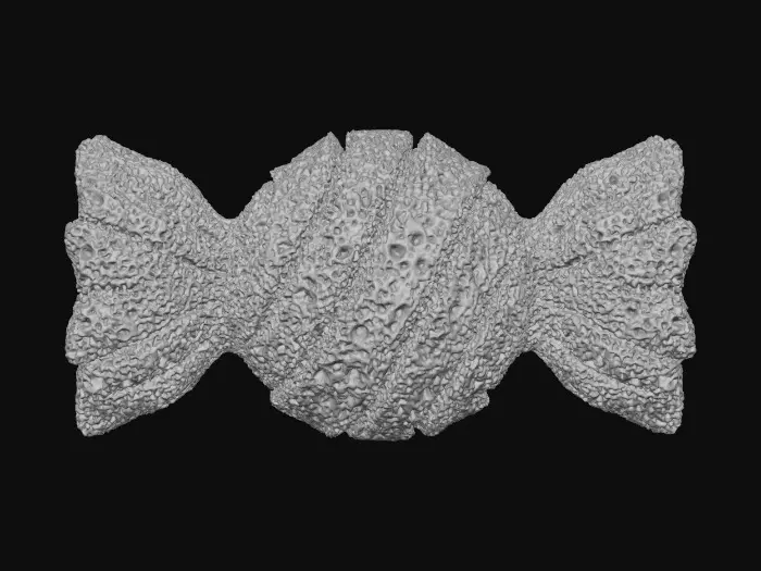 3D model for Colorful Twisted Sponge, #Halloween2025#