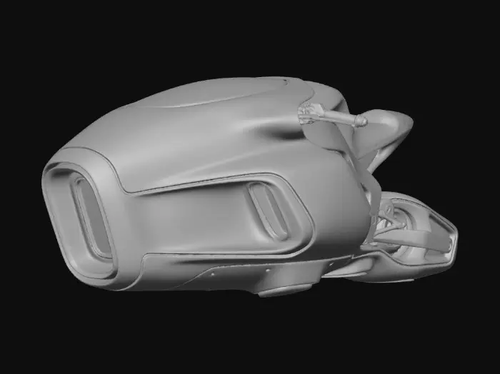 3D model for Futuristic Hoverbike