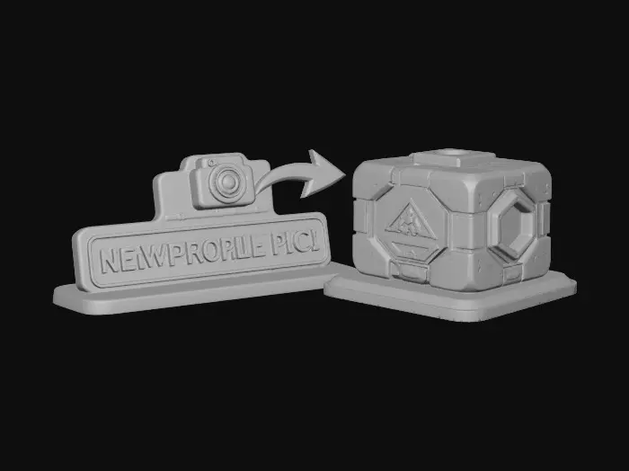 3D model for New Profile Pic