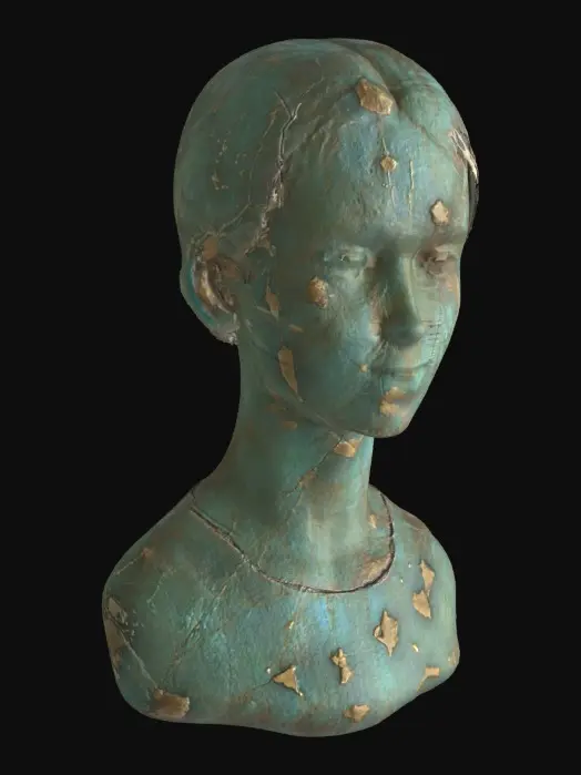 3D model for Contemplation Sketch, #SketchTo3D#