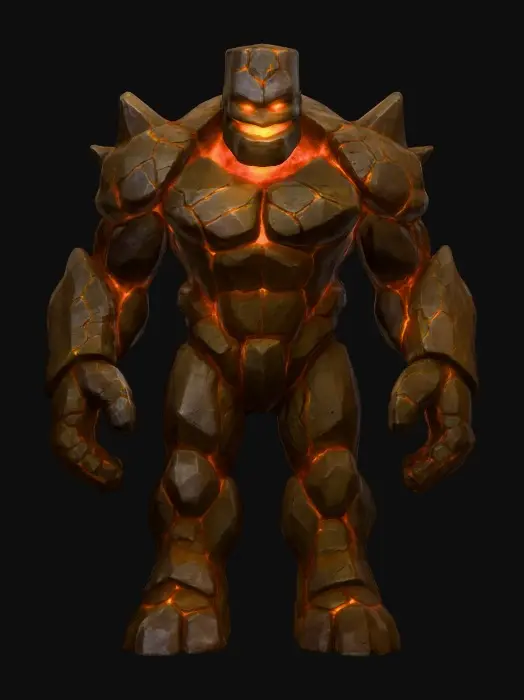 3D model for Lava Golem's Fury