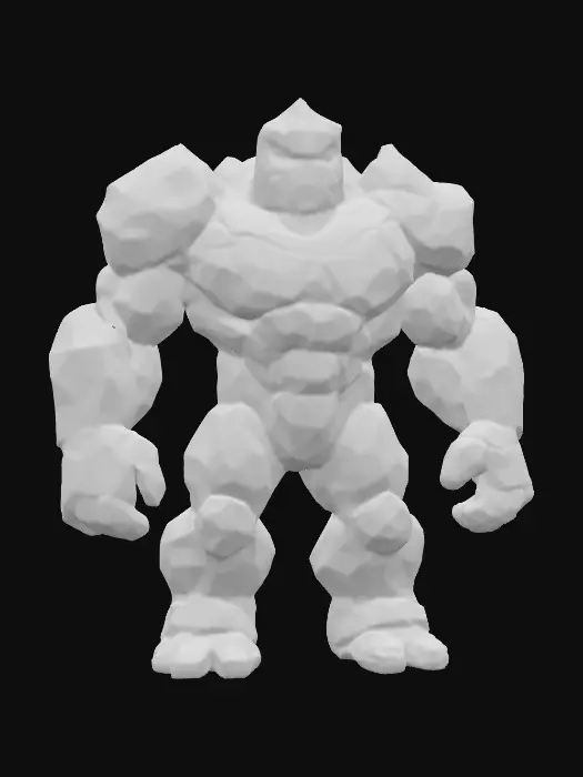 3D model for Rock Guardian