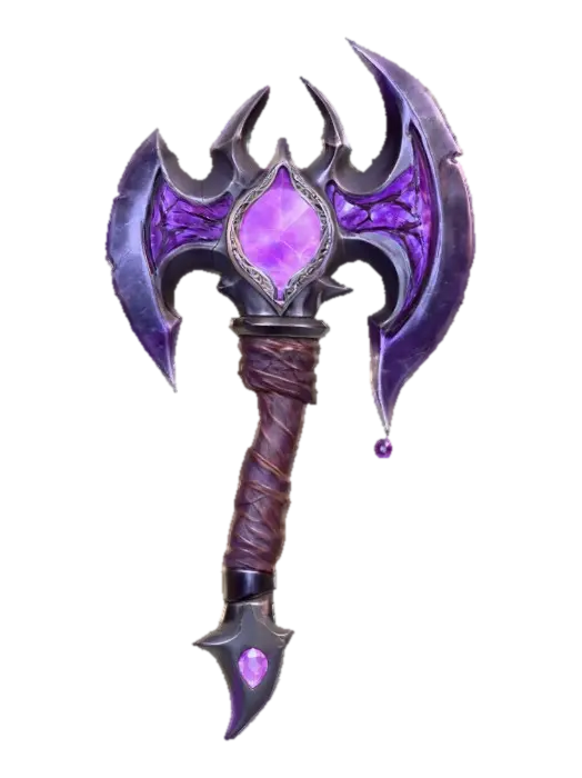 Eclipse Axe - Eldritch 3D model, vytvořený pomocí AI