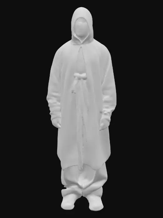 3D model for An object of undefined size and shape, composed of ambiguous materials with no clear texture—neither smooth nor rough, neither matte nor glossy. Its color shifts subtly between neutral hues, resisting fixed categorization. Edges may be present or absent, forms possibly symmetrical or irregular. It appears both aged and new, simultaneously worn and pristine. No clear parts dominate, yet something about its structure suggests purposeful design. It exists in a space that could be anywhere, under any light, in any condition.