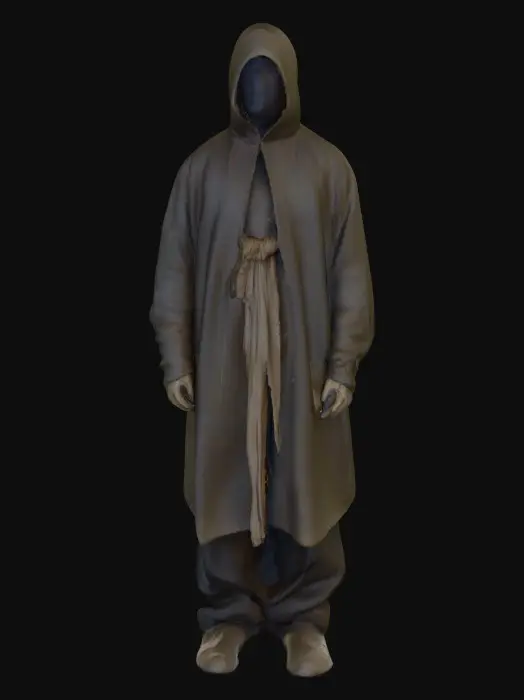 3D model for An object of undefined size and shape, composed of ambiguous materials with no clear texture—neither smooth nor rough, neither matte nor glossy. Its color shifts subtly between neutral hues, resisting fixed categorization. Edges may be present or absent, forms possibly symmetrical or irregular. It appears both aged and new, simultaneously worn and pristine. No clear parts dominate, yet something about its structure suggests purposeful design. It exists in a space that could be anywhere, under any light, in any condition.