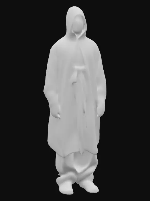 3D model for An object of undefined size and shape, composed of ambiguous materials with no clear texture—neither smooth nor rough, neither matte nor glossy. Its color shifts subtly between neutral hues, resisting fixed categorization. Edges may be present or absent, forms possibly symmetrical or irregular. It appears both aged and new, simultaneously worn and pristine. No clear parts dominate, yet something about its structure suggests purposeful design. It exists in a space that could be anywhere, under any light, in any condition.