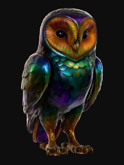 3D model for Chromatic Owl