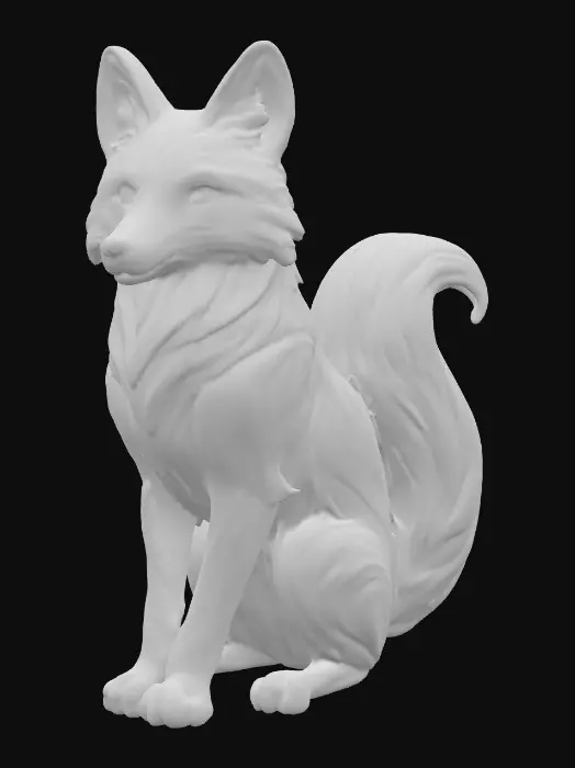 3D model for Vibrant Fox Fantasy