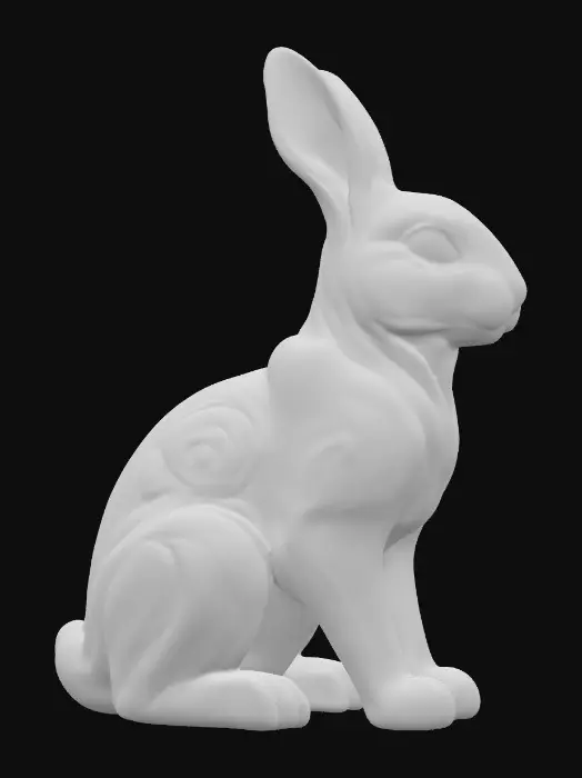 3D model for Vibrant Grasshopper Sculpture