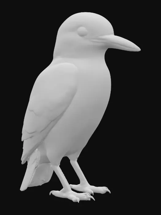 3D model for Iridescent Kingfisher