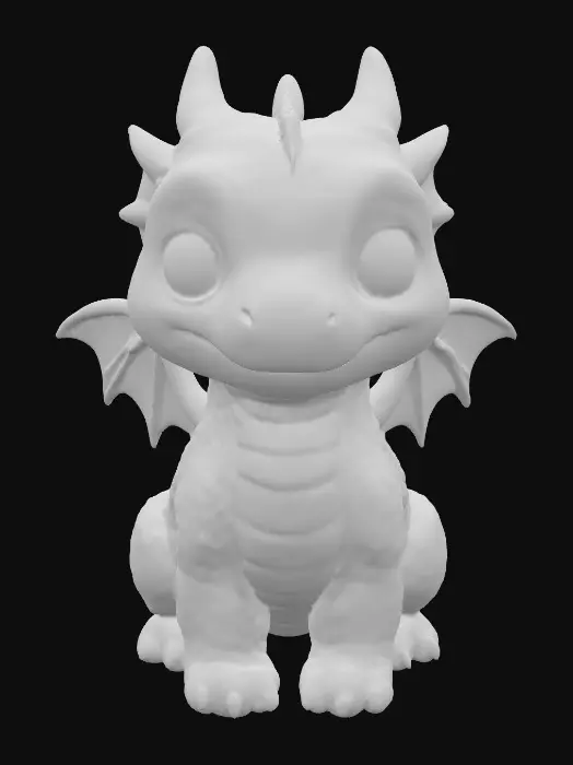 3D model for Ember the Dragon