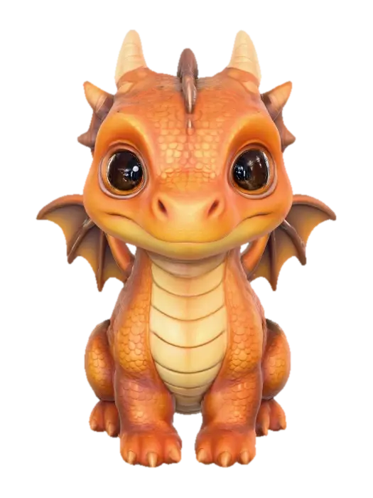Ember the Dragon - Flying का AI द्वारा बनाया गया 3D मॉडल