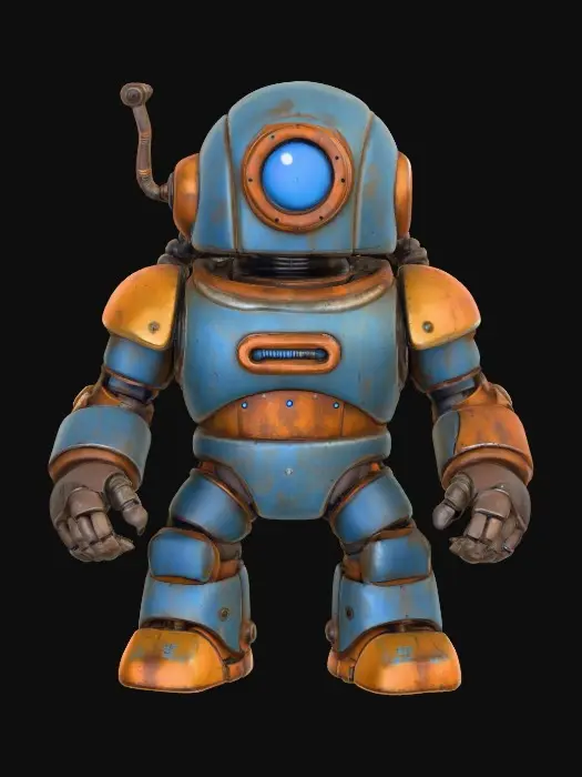 3D model for Rusty Explorer Robot