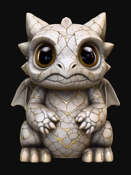 3D model for Stone Gazer Dragon