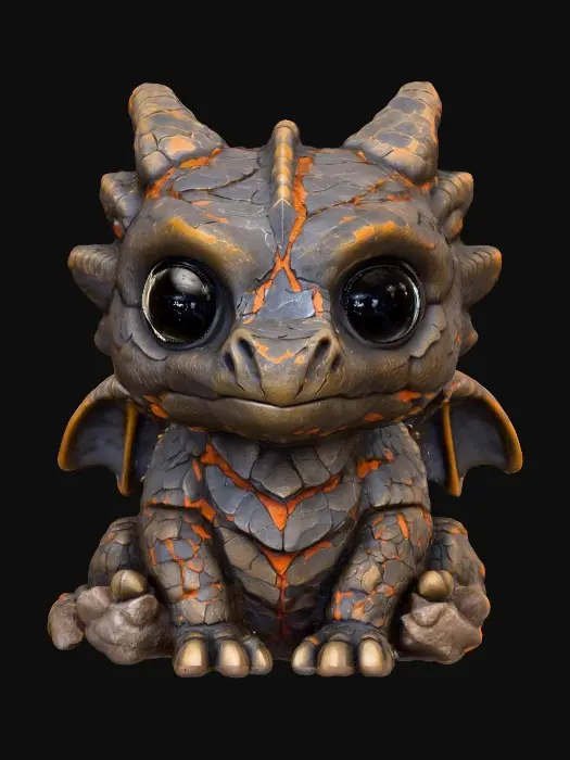 3D model for Stone Dragonette