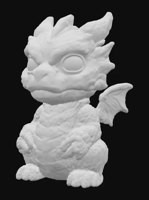 3D model for Charcoal Dragon