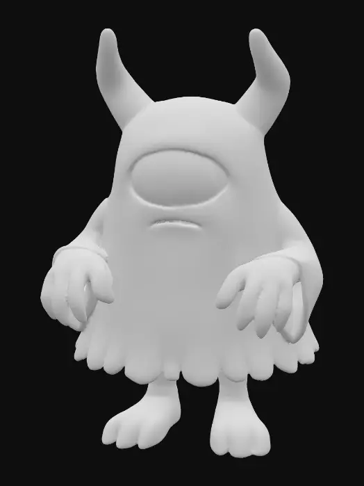 3D model for Cyclopean Critter, #PBR#