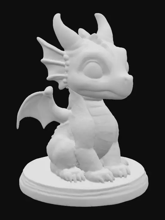 3D model for Cerulean Hatchling, #PBR#