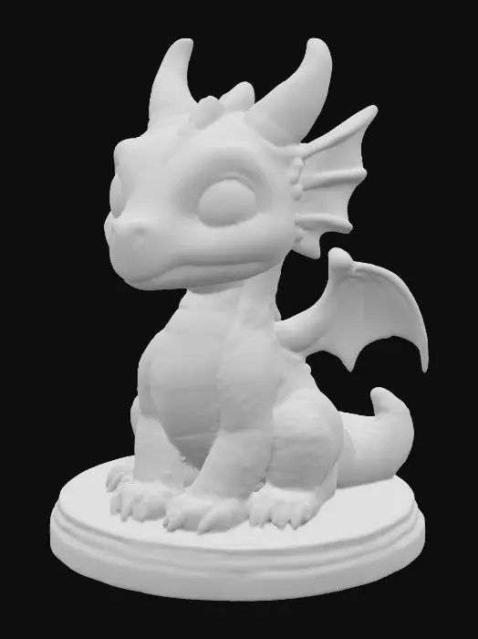 3D model for Cerulean Hatchling, #PBR#