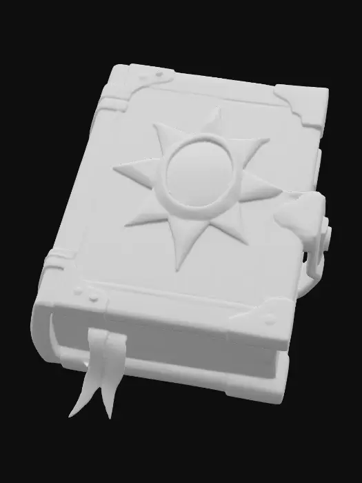 3D model for Enchanted Grimoire, #PBR#