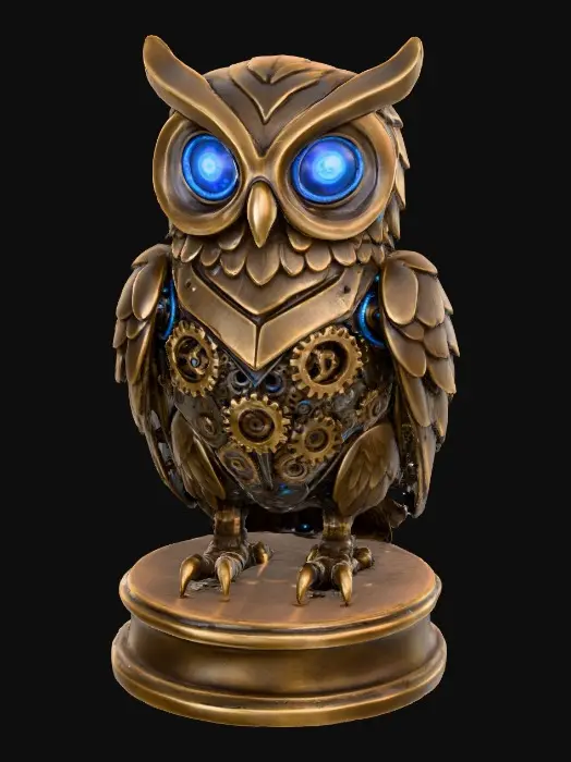 3D model for Steampunk Sentinel, #PBR#