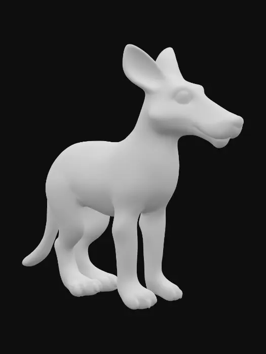 3D model for #PBR#, Highly detailed 3D collectible figurine of a random animal species (not a fox), stylized proportions, clean neutral studio background, high-poly PBR, crisp materials, subtle DOF, soft 3-point lighting, turntable-ready render