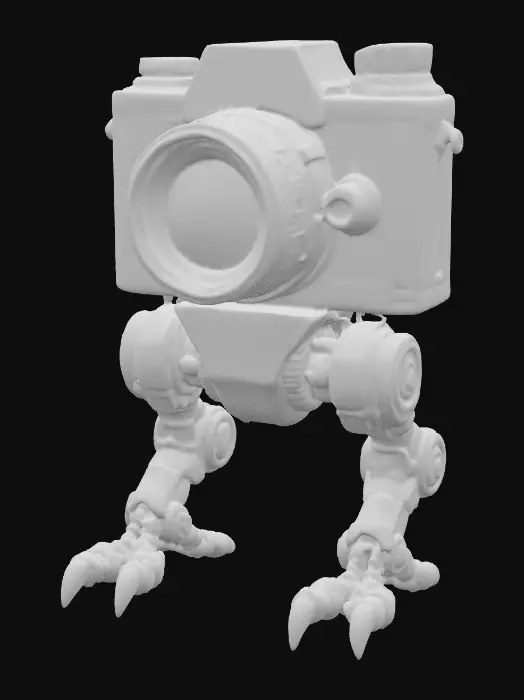 3D model for Steampunk Sentinel, #PBR#