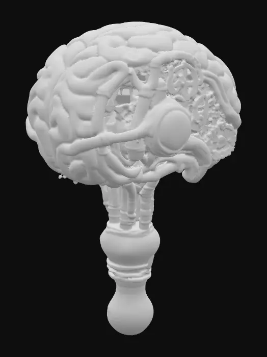 3D model for Mechanical Mind Lamp, #PBR#