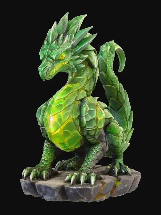 3D model for Emerald Guardian