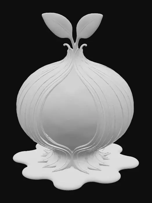 3D model for Radiant Onion Luminescence, #food#