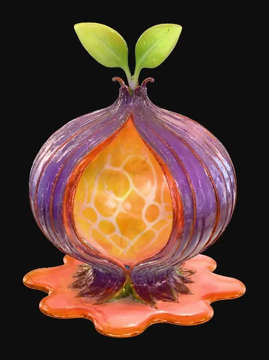 3D model for Radiant Onion Luminescence, #food#