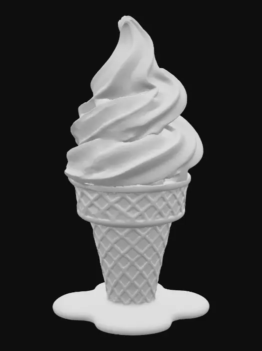 3D model for Caramel Delight, #food#