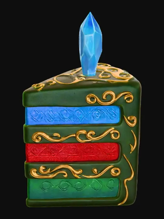 3D model for Mystic Slice, #food#